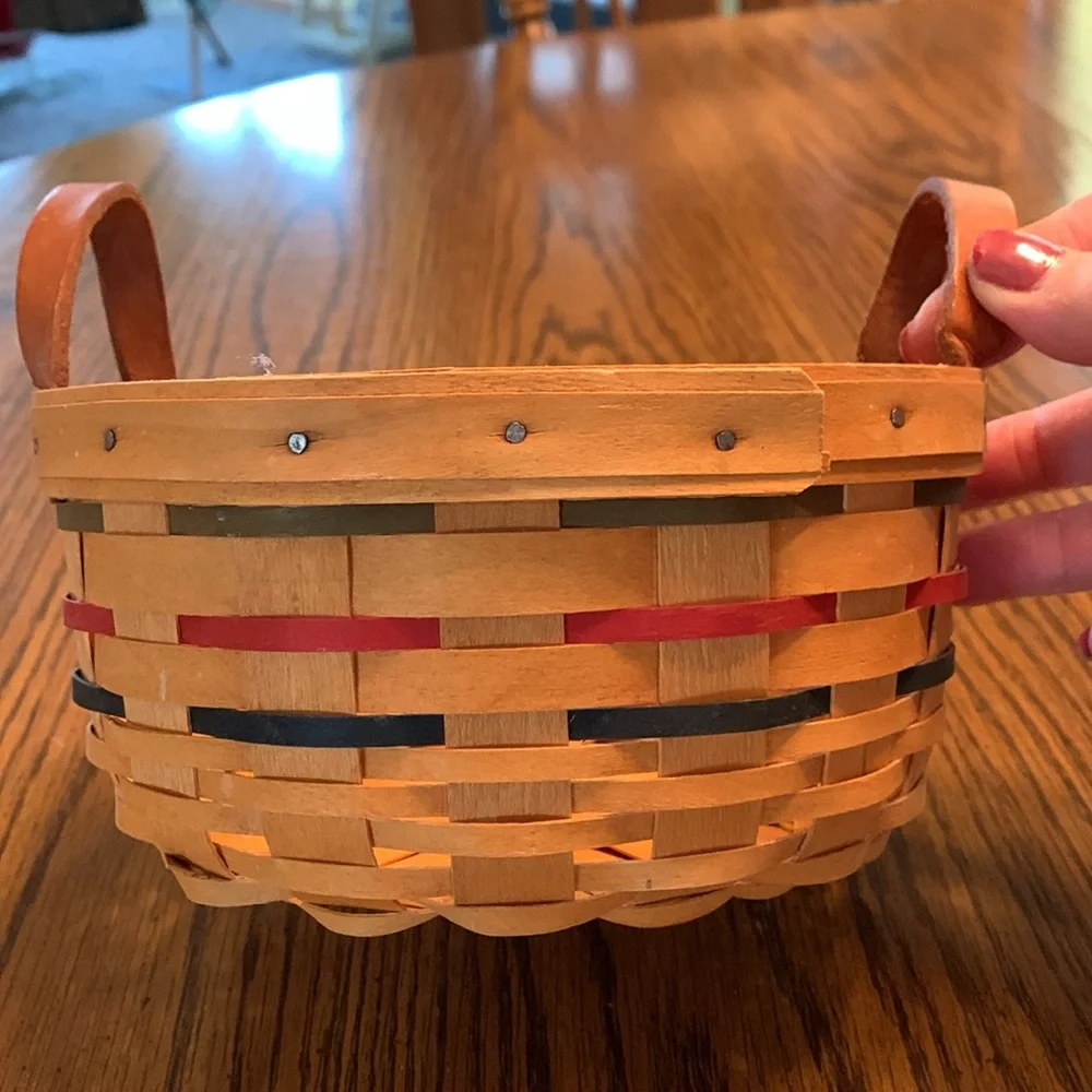 Longaberger Heartland Button Basket